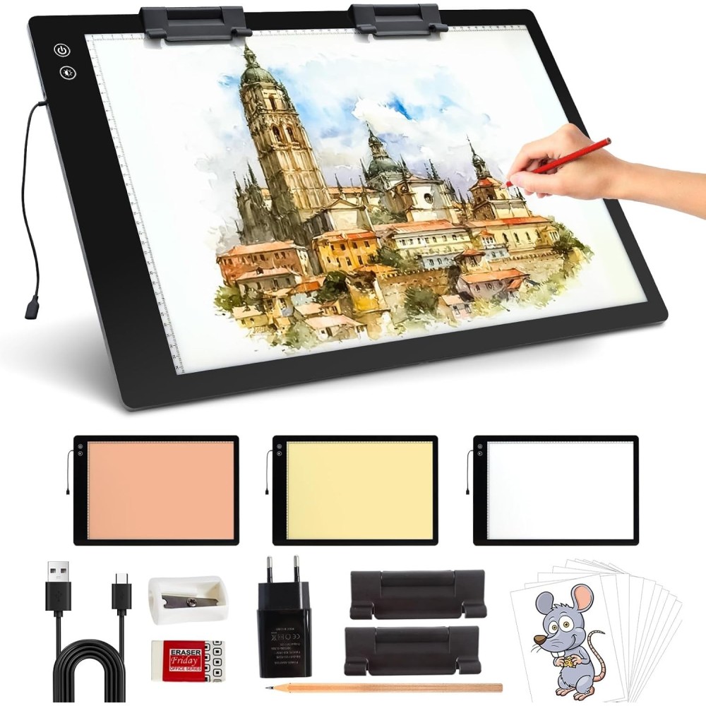 Tavolo da disegno retroilluminato usato ELICE A2 Light Pad 5200mAh A2-D23