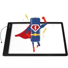 Izmanto backlit dizaina galda elice A2 gaismas pad 5200mah A2-D23