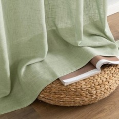 Cortinas de queso MIULEEO usadas 2 PCS. Verde 260x140cm