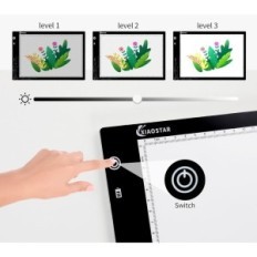 Osvijetljeni crtež tablice A4 lagana pločica LED Xiaostar DX-A4P izložba