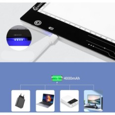 Kiemelt rajzolási táblázat A4-es fénytábla LED XIAOSTAR DX- A4P PISTIC