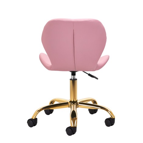 Banco Cosmético QS-06G rosa — vista traseira
