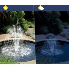 Použité solární filtrační čerpadlo pro sklíčení 12W 605L / h Solární s hadem 2m