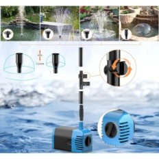 Použité solárne filtračné čerpadlo pre branie 12W 605L / H SOLAR S SNAKE 2M