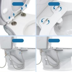 Bidet toilet koud water Pendejato zelfreinigende spuitmonden drukaanpassing