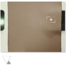 Cortinas de objeto em flides pônei dança termo mocha 140x245cm 2 pcs.