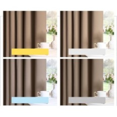 Cortinas de objeto em flides pônei dança termo mocha 140x245cm 2 pcs.