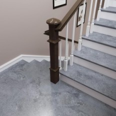 PVC lapok öntapadó vinil panelek VEEAY beton szürke 30x30 cm készlet 24