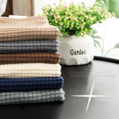 Ofullständigt sofflock utan 3-bäddsarmstöd Tianshu TS0033-11UK spandex denim blå