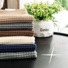 Ofullständigt sofflock utan 3-bäddsarmstöd Tianshu TS0033-11UK spandex denim blå