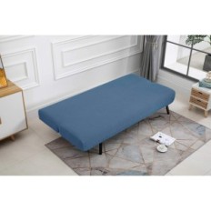 Couvercle de canapé incomplet sans accoudoirs à 3 lits Tianshu TS0033-11UK Spandex Denim Bleu