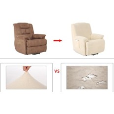 Incomplete flexible covers for the Tianshu TS0023-7UK relaxing chair with a pocket for the remote control
