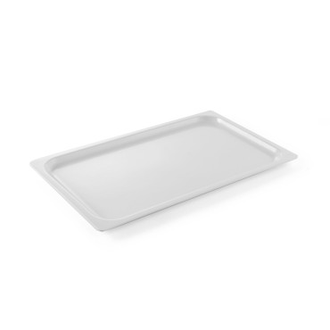 Bandeja para apresentar pratos e alimentos 530x325mm Gn 1/1 branco - Hendi 561607