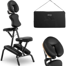 Massage stol vikar upp till 130 kg svart