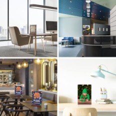 Supporto per piastra acrilica Stand sul menu A4 Srvnpioy Mostra 8 pezzi