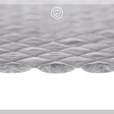 SOF Cover Textil-Home Malu 240cm Chaise Longue vasen bok tikattu Elfenbein