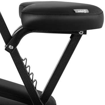 Cadeira de massagem dobrando até 130 kg de preto