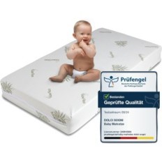 Kindermatratze 60x120 cm Dolci Sogni 10 cm dicker Certipur ™ Aloe Vera