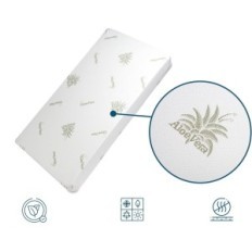 Children's mattress 60x120 cm Dolci Sogni 10 cm thick Certipur ™ Aloe Vera