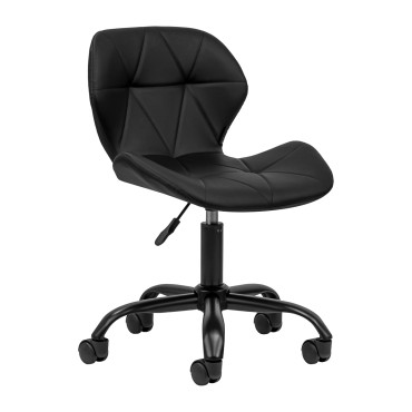 Sgabello cosmetico QS-06B nero