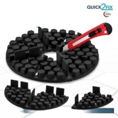 Laagrid Kummi Quick2Fix tihend 2 × 10 mm 50 tk. Terrassi paneelide jaoks