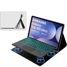 Billentyűzet Samsung Galaxy Tab S10 Ultra 14.6 "2024 SENGBIRCH AZERTY fekete