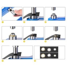 Presse usate per pallamano professionale ULICA con un martello e 1500 mesh