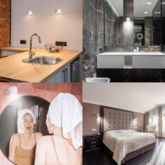 Vegglampe LED Feallive Touch 360 ° Hvit / Varmebatteri