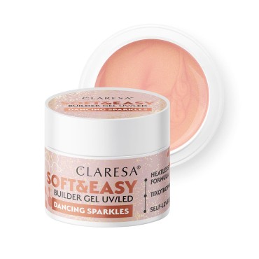 Claresa buildergel Soft&Easy Dancing Sparkles 45g