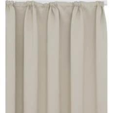 Deconovo 140х245cm Black-timing gardiner. En uppsättning med 2 objekt.