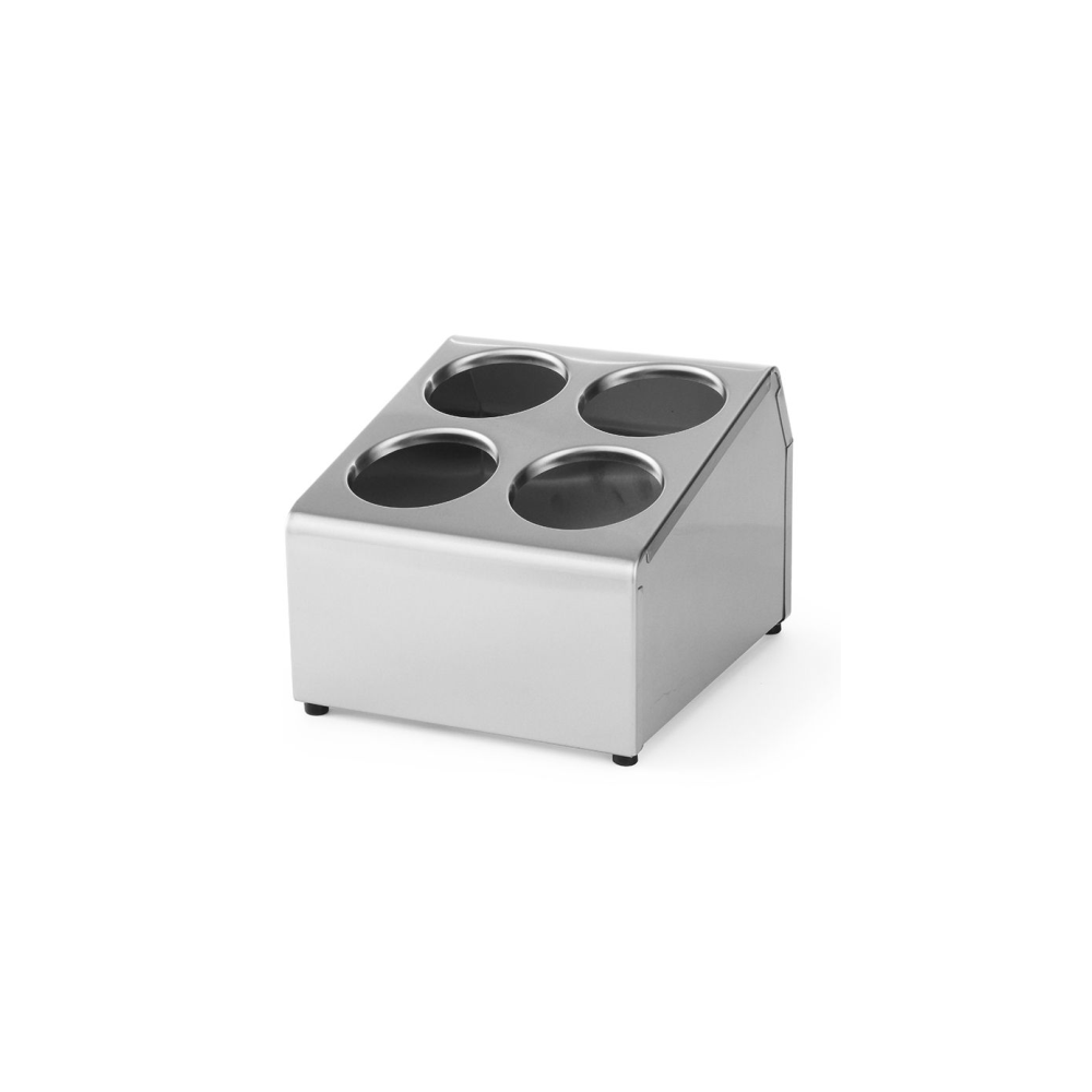 Contenedor de cubiertos de acero inoxidable - Hendi 552407