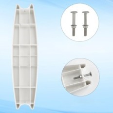 Plastist kinbomi valge 3pcs. (Ei ole originaalpakendit)