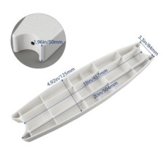 Plastic kinbom white 3pcs used. (no original packaging)