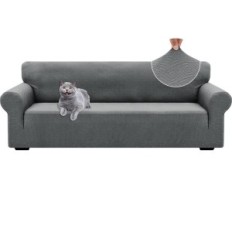 Cover for a fold-out 4-bed sofa Ystyle with gray armrests