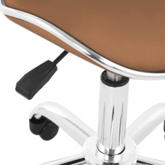 Kozmetikai szék a kerekeken München Cappuccino Backrest