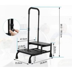 Tabouret de main-d'œuvre d'occasion à 2 étapes échelle antidérapante réglable 160 kg