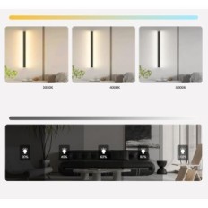 Használt LED fali lámpa hosszú 60cm állítható távirányító / app vezérlő