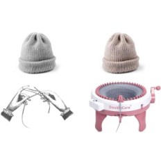 Máquina de tricô usada / incompleta 48 agulhas inteligentes com medidores de linha