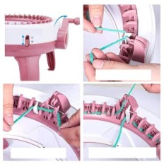 Máquina de tricô usada / incompleta 48 agulhas inteligentes com medidores de linha