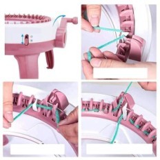 Máquina de tricô usada / incompleta 48 agulhas inteligentes com medidores de linha