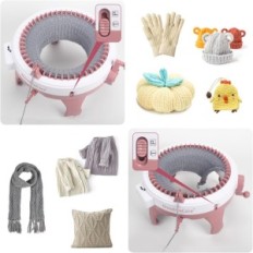 UŻYWANE/NIEKOMPLETNY Maszyna dziewiarska 48 igieł Smart z licznikiem rzędów