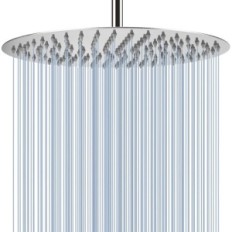 Gebruikte Voolan Rain Douchekop 40.5 cm Ronde 304 Chrome