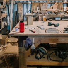 Used CSKUNXIA steel angles 8 pcs. Corner brackets for the terrace table top