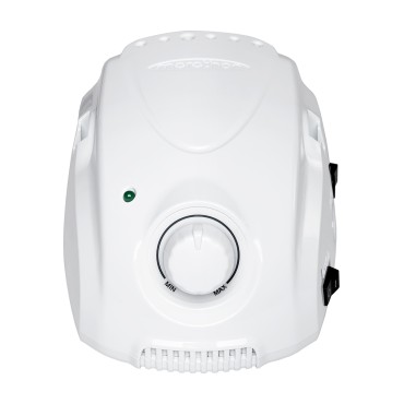 Saeyang Marathon 3 Champion nail drill machine white + H35LSP gray — top view