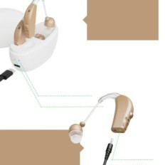 Audição AUCLEAR com redução de ruído Medca GBD 108 LACKABLE