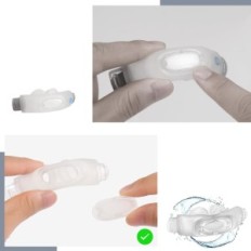 NIEKOMPLETNY Poduszki nosowe wymienne (M) do Airfit P30i prane wielorazowe CPAP