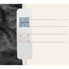 Couverture de chauffage Graphner de chauffage 180x130 cm Flanelle 10ème Temple Tempd Timer 10h