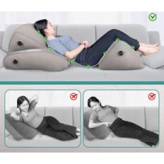 Unvollständiger Kissenkeil aufblasbarer Saheyer orthopädischer Grau