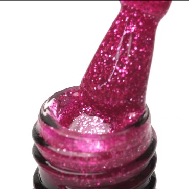 OCHO NAILS Hybrid -kynsilakka glitter G13 - 5 g — lähikuva pinnasta