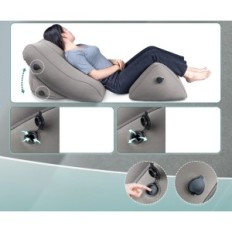 Incomplete Cushion Wedge Inflatable Saheyer Orthopedic Gray